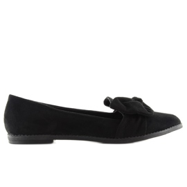 Sorte loafers lordsy 888-1 sorte