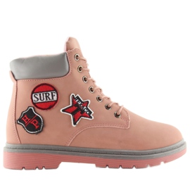Timberki Pink Patches til kvinder Xy-19 lyserød