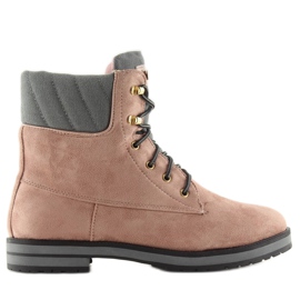 Kvinders pink ruskind tømmer WD38 Pink lyserød