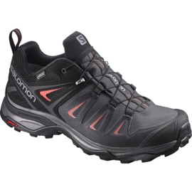 Trekkingsko Salomon X Ultra 3 W L39868500 sort grå