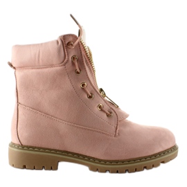Suede Balmanki Plain Pink Nc50 lyserød