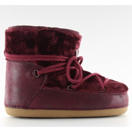 Sovemåne med pels Bordeaux hw9501 Bordeaux rød