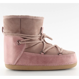 Moon pink snestøvler HW9500 pink lyserød