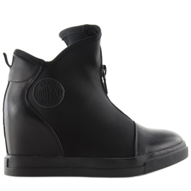 Sorte wedge sneakers 168-129 sort