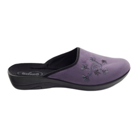 Befado damesko hjemmesko 552D006 hjemmesko violet flerfarvet