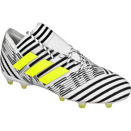 Adidas Nemeziz 17.1 Fg M BB6075 fodboldstøvler flerfarvet hvid