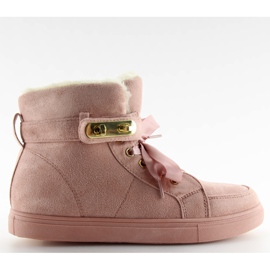 Isolerede kvinders sneakers pink pink lyserød