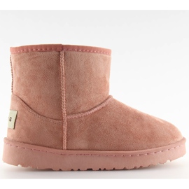 Snow boots emusy short pink FC226 pink lyserød