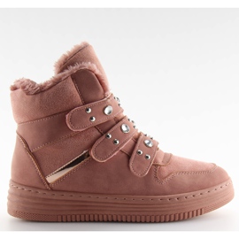Isolerede pink ankel sneakers lyserød