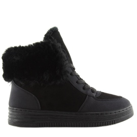 Sorte sneakers tykt isolerede R138 sorte