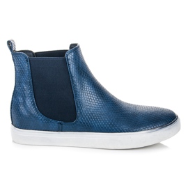 Mckeylor Snake Print høje sneakers blå