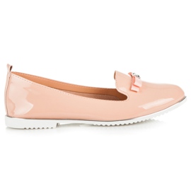 Miss Laura Slip-on lakerede ballerinaer lyserød