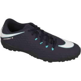 Nike Hypervenom Phelon III TF M 852562-414 fodboldstøvler marine blå marine blå