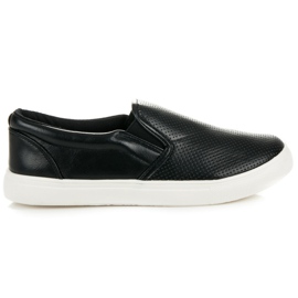 Openwork Slipons sort