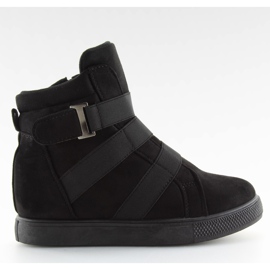 Sorte sneakers med tandkød sort H7191 neger