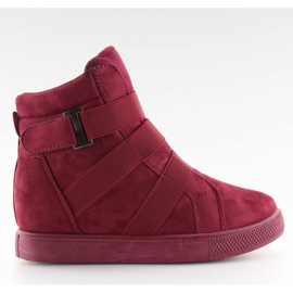 Bourgogne sneakers H7191 burdeos flerfarvet rød
