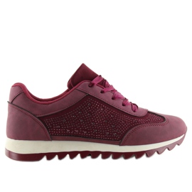 Dame sportssko bordeaux X15 vinrød