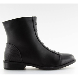 Sorte isolerede damestøvler F7091-1BLACK