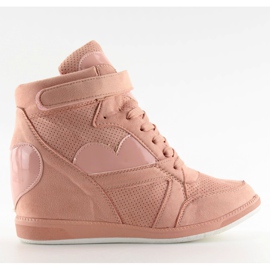 Pink 1542 pink damesneakers lyserød