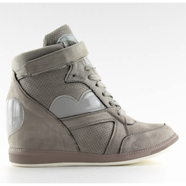 Grå Dame grå sneakers 1542 grå