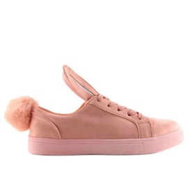 Sneakers With Damage Pink 6179 Pink lyserød