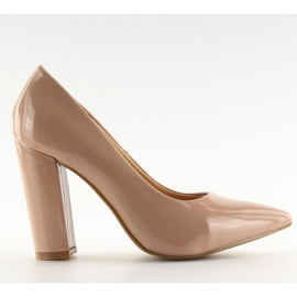 Beige høje hæle FM4096 Nude