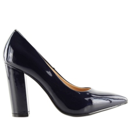 Marineblå høje hæle FM4096 Navy marine blå