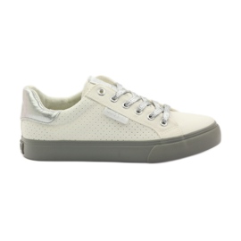 Big Star Store stjerne sneakers AA274A053 hvid sølv grå
