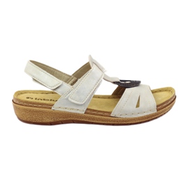Komfortable sandaler Inblu F02 j pearl beige brun grå