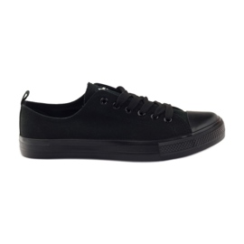 Damesko sneakers bundet sort American Club LH07 / 19