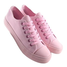 Pink monocolour sneakers til kvinder pink lyserød