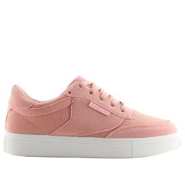 Pink ruskinds sneakers NB172 Pink hvid lyserød
