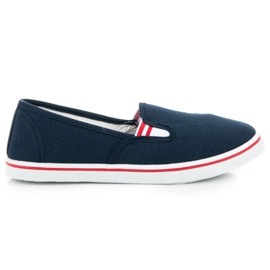 Mckeylor Marineblå slip-on sneakers