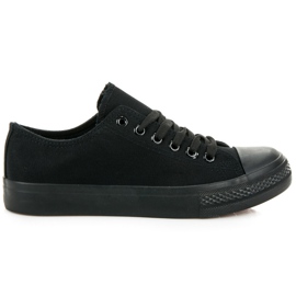 Kayla Sorte sneakers med binding