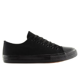Klassiske damesneakers sort Xl03