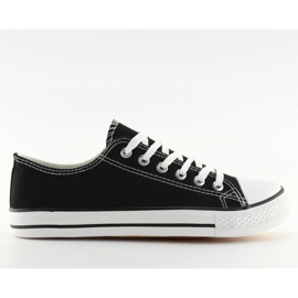 Klassiske sorte sneakers til kvinder sorte