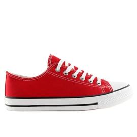 Klassiske røde bigred sneakers til kvinder