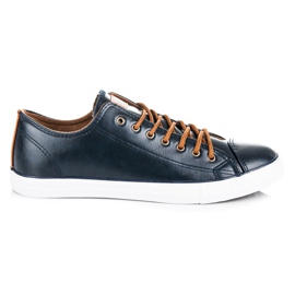 Mckeylor Eco læder sneakers blå