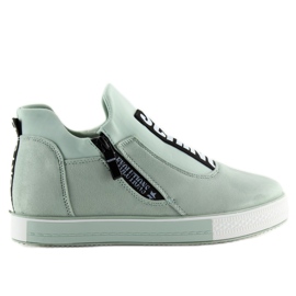 Sneakers på wedge celadon NB168 grøn