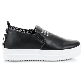 Mckeylor Slip-on sneakers på platformen sort