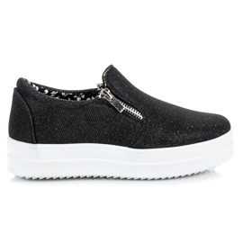 Mckeylor Sneakers med glitter sort