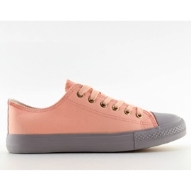 PINK / GRÅ lyserøde og grå damesneakers