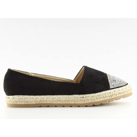Sorte espadriller til kvinder H8-102 sorte