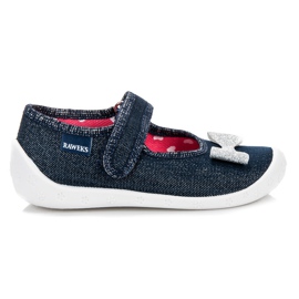 Reweks Velcro hjemmesko blå