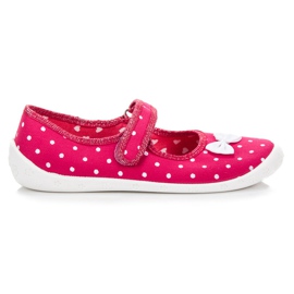 Reweks Hjemmelavede polka dot sko lyserød