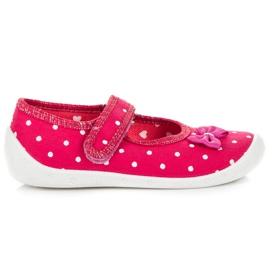 Reweks Hjemmelavede polka dot sko lyserød