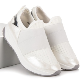 Slip-on sportssko hvid