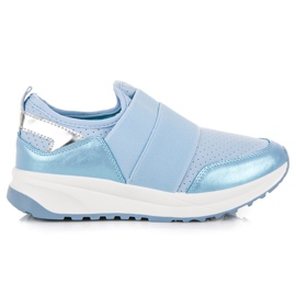 Slip-on sportssko blå