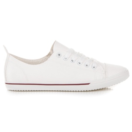 Seastar Hvide sneakers med bånd