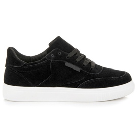 Sneakers på platformen sort